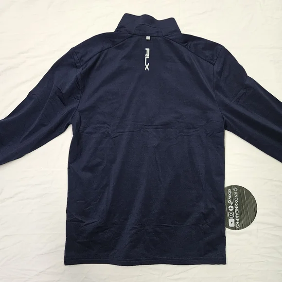 Ralph Lauren RLX Golf 1/4 Zip Pullover Stretch Wicking Navy Men's Size Small